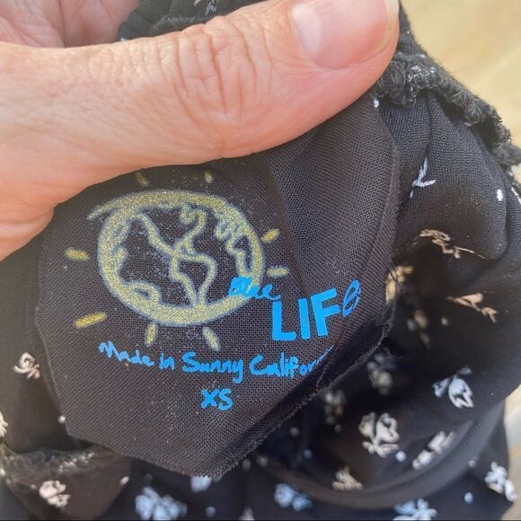 Blue Life Elle Jumpsuit Black Tulip Dot size XS - Picture 6 of 15